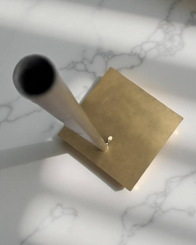 Base y tubo metálico para Maniquie