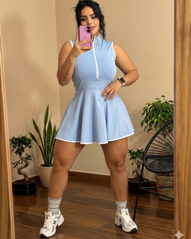 Vestido Deportivo Cierre