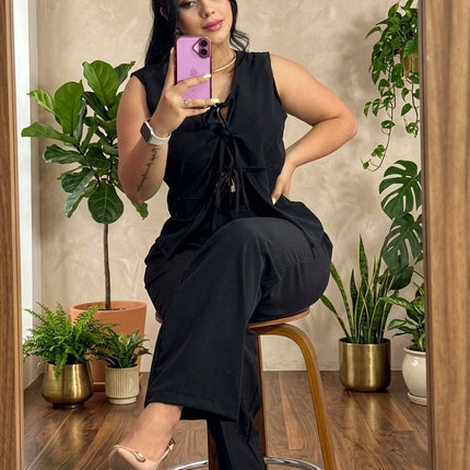 Conjunto Pantalón Blusa Amarre