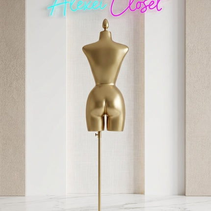 Maniquie buchón dorado pivote